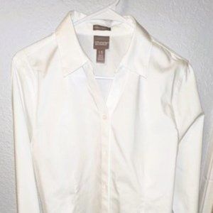 CHICO'S Professional Women's white Dress Shirt